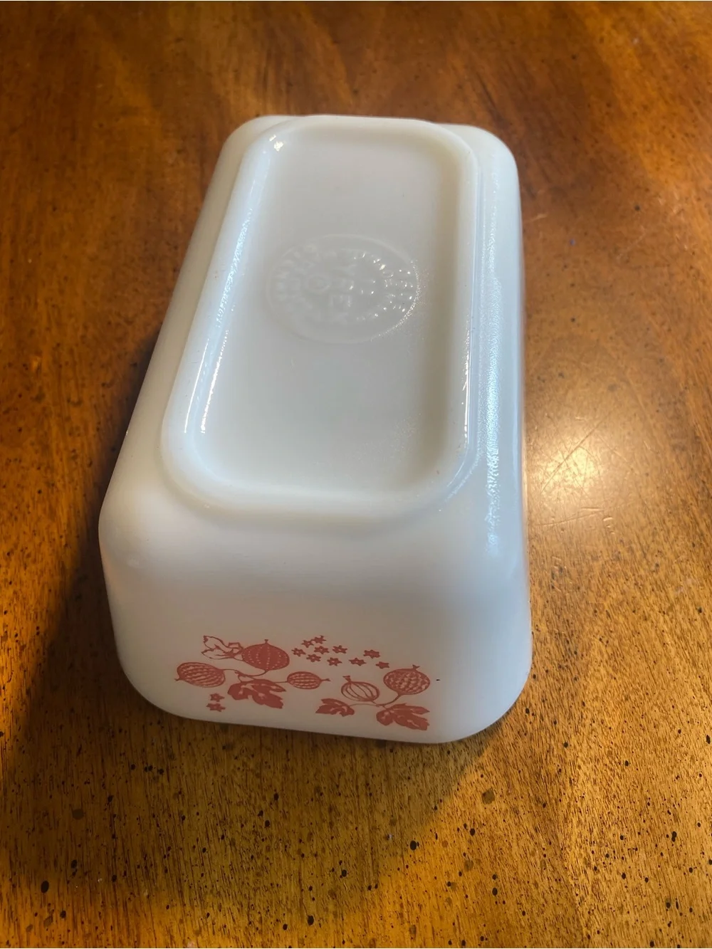 Pyrex Pink Goose Berry 502 Fridge Box